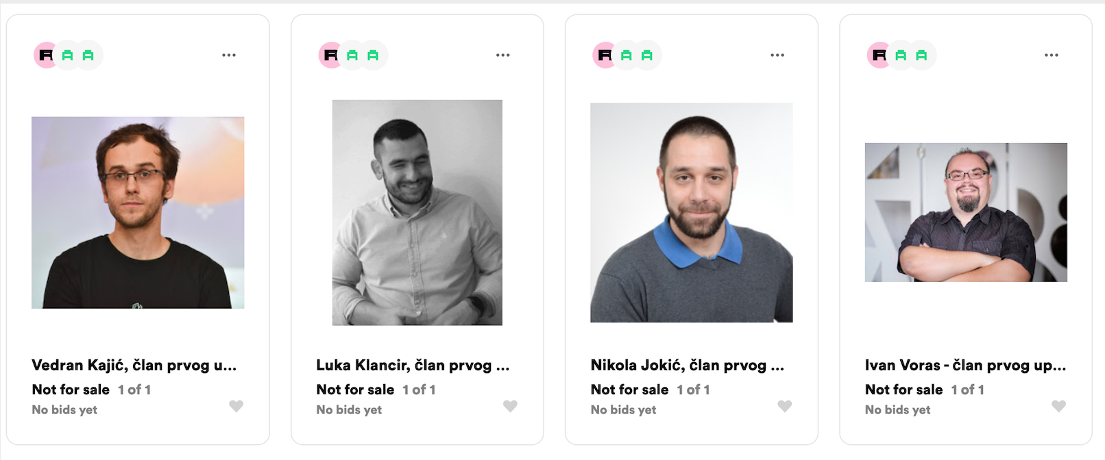 UBIK-ova prva NFT kolekcija